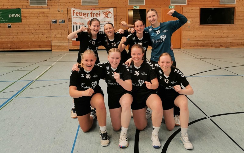 Weibliche B-Jugend sichert sich ersten Auswärtssieg