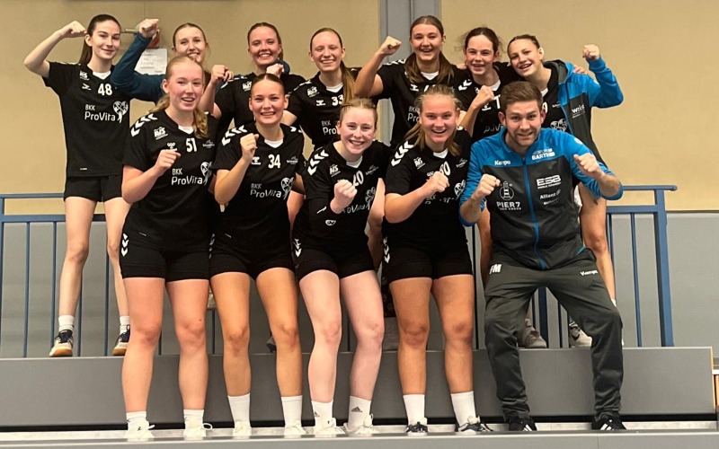 Deutlicher Auswärtssieg im fünften Spiel für die weibliche B-Jugend